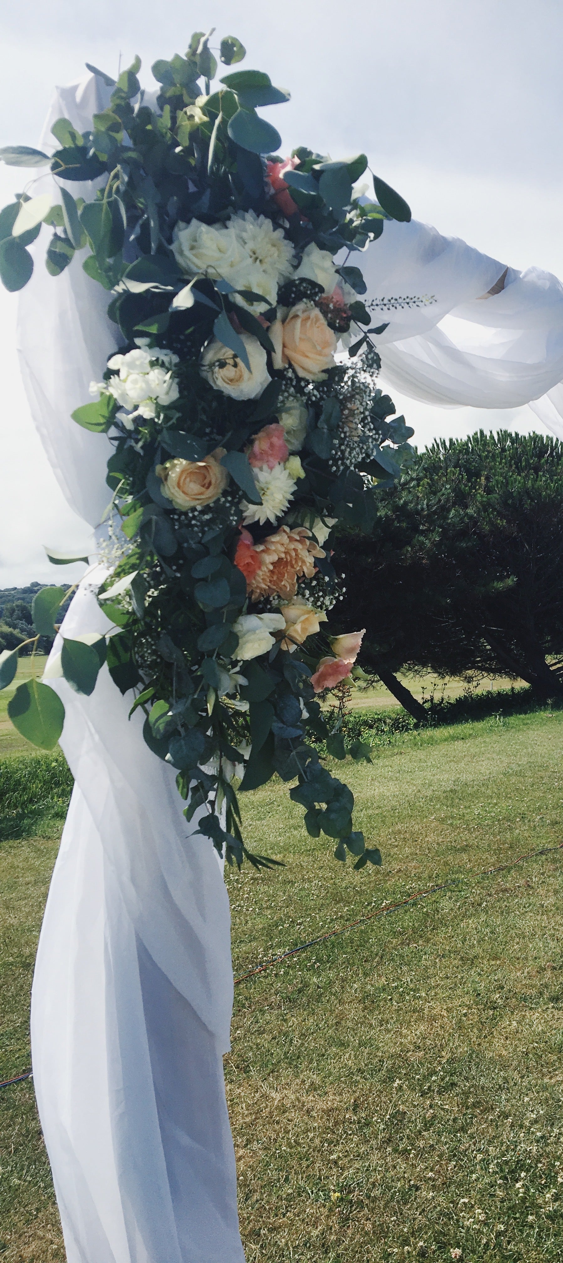tigerlily florist guernsey flowers delivery wedding arch flower bunches