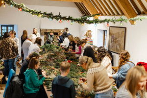 Christmas wreath workshop