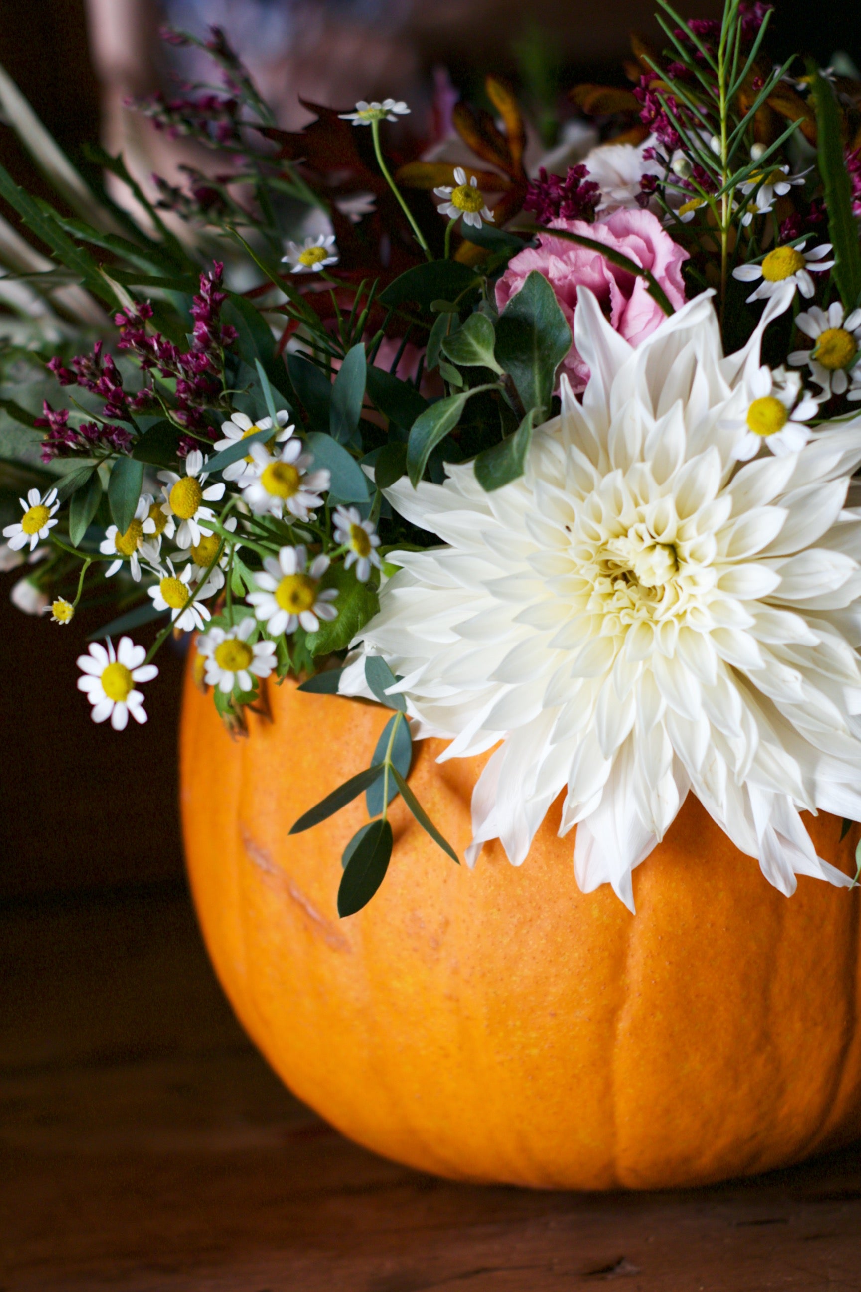 Floral pumpkin