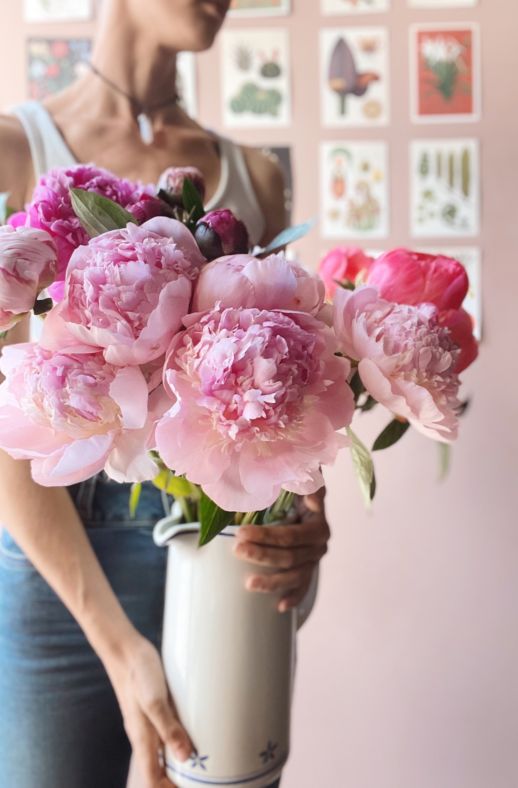 A bunch of peonies