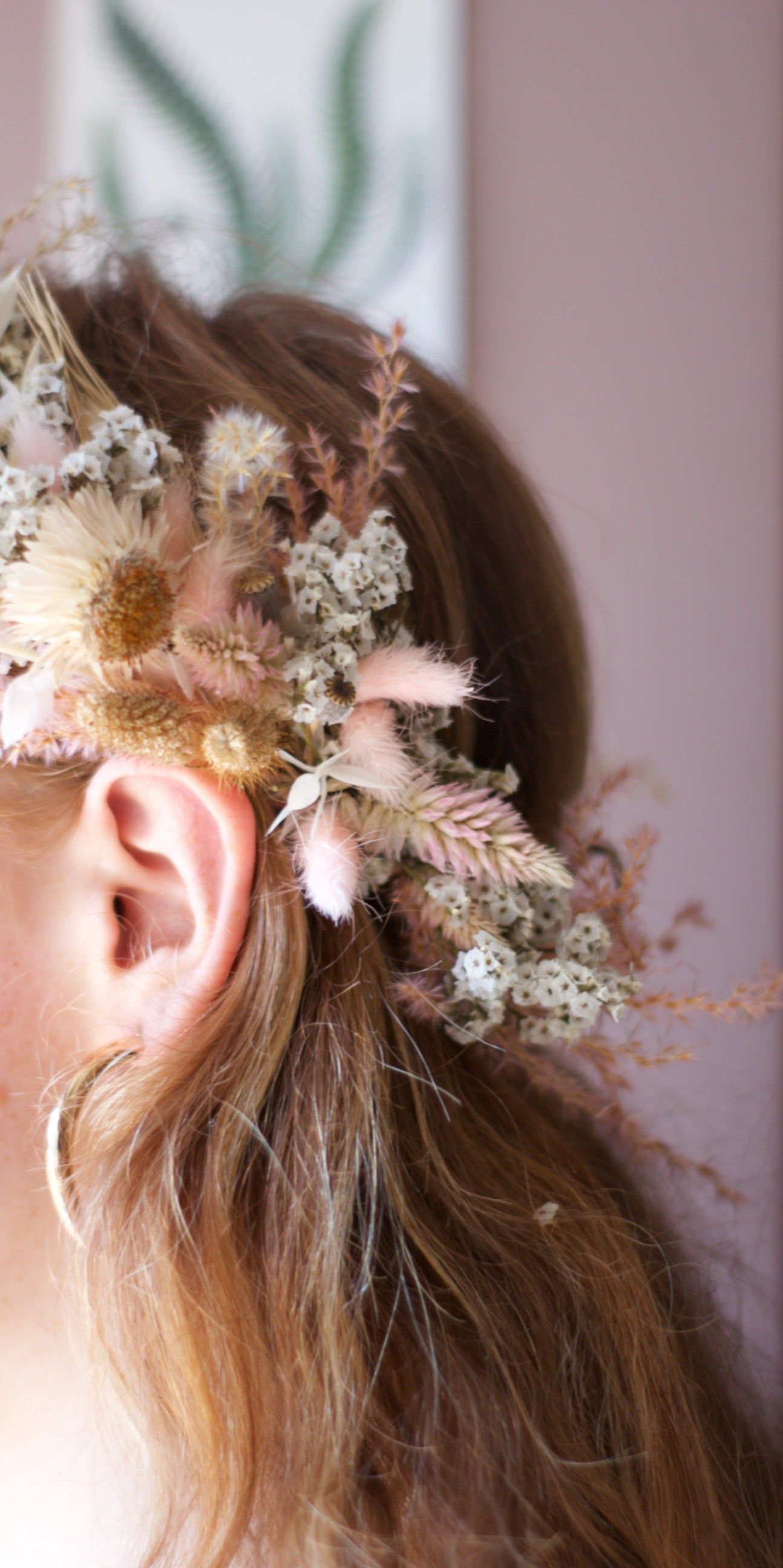 dried tiger lily Dried flower crown – Tiger Lily