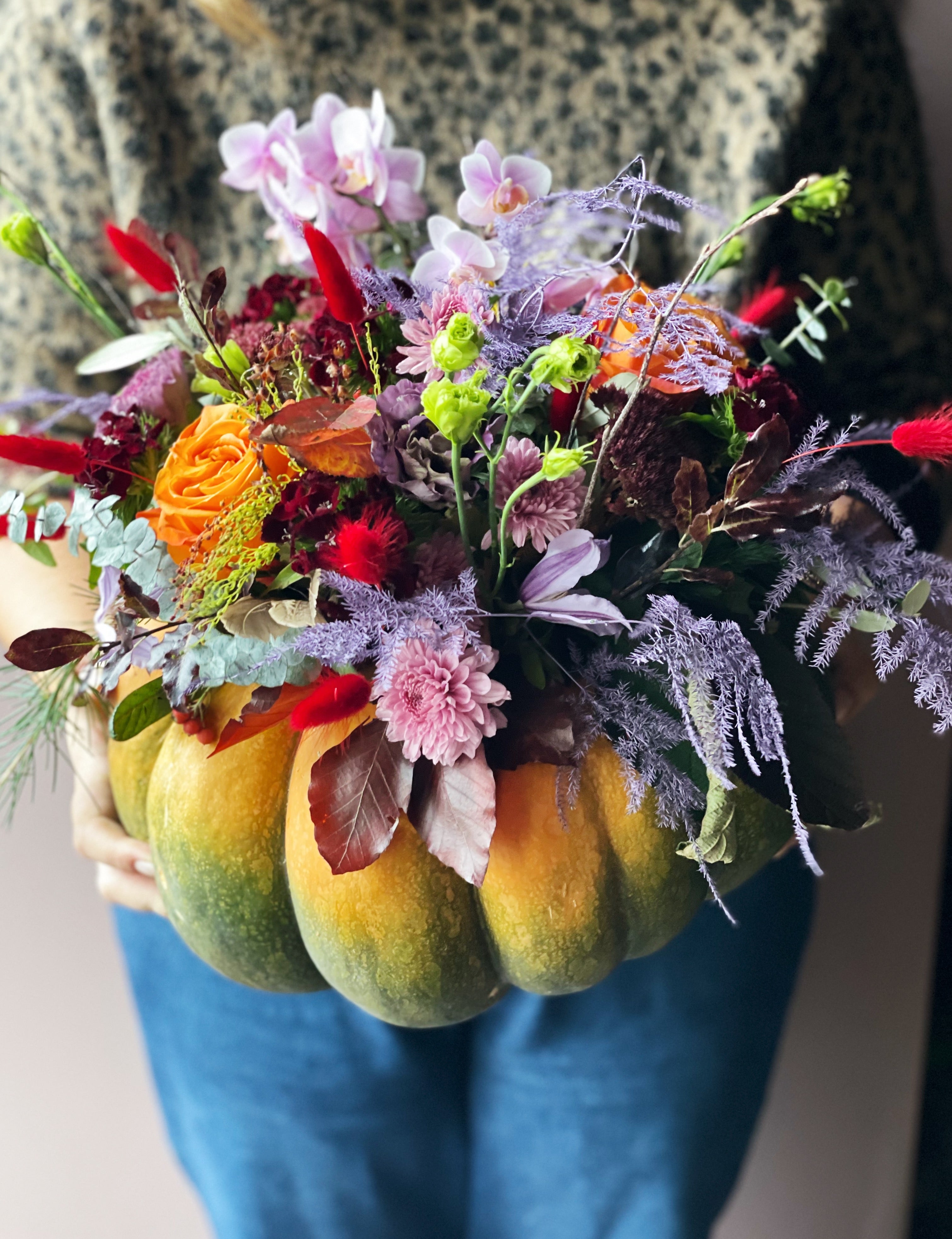 Floral pumpkin