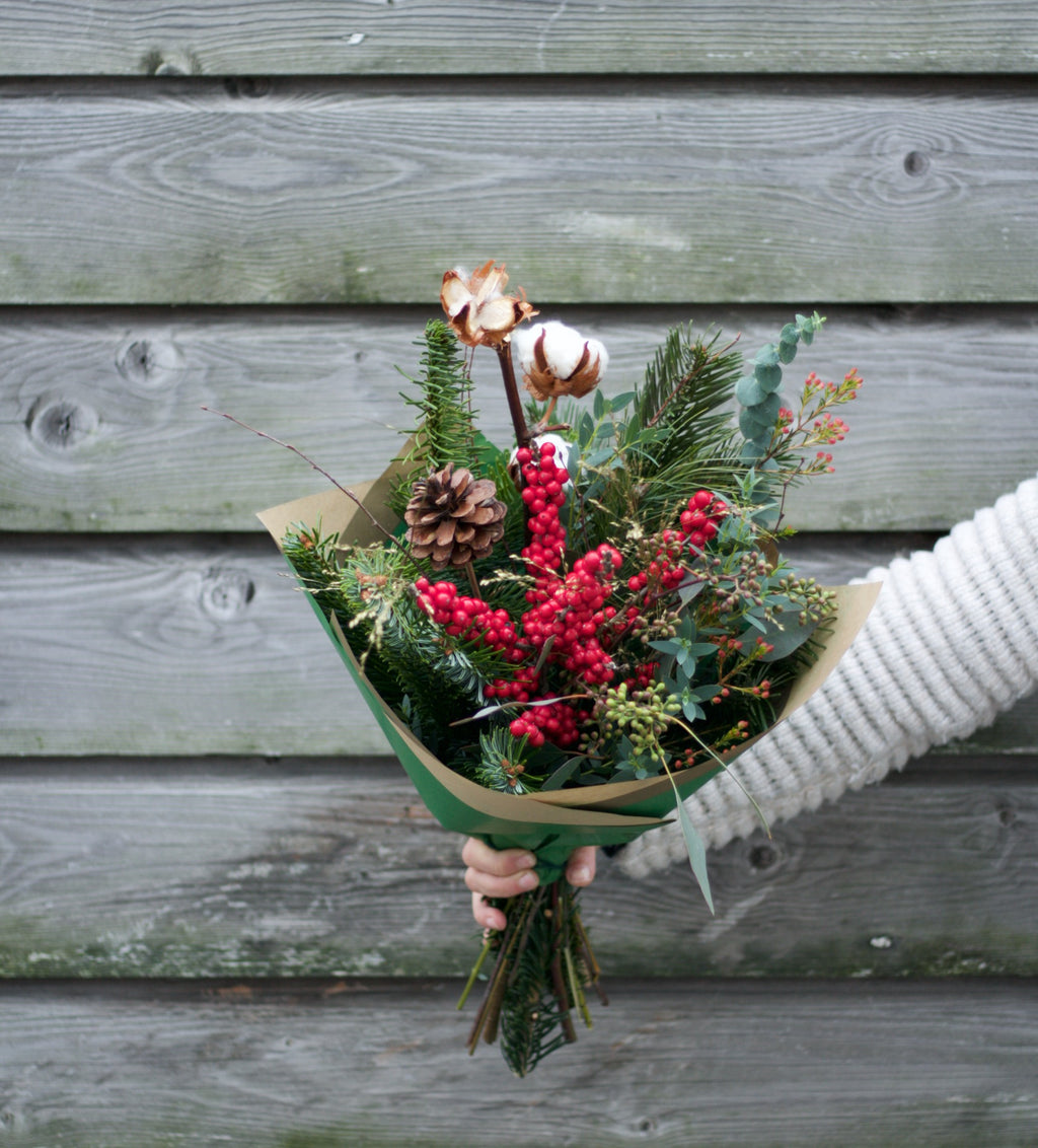 Festive foliage bunch