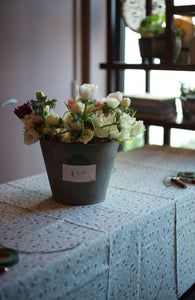 DIY flower arranger bucket