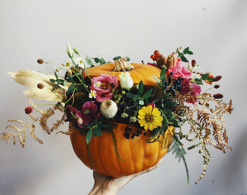 Floral pumpkin