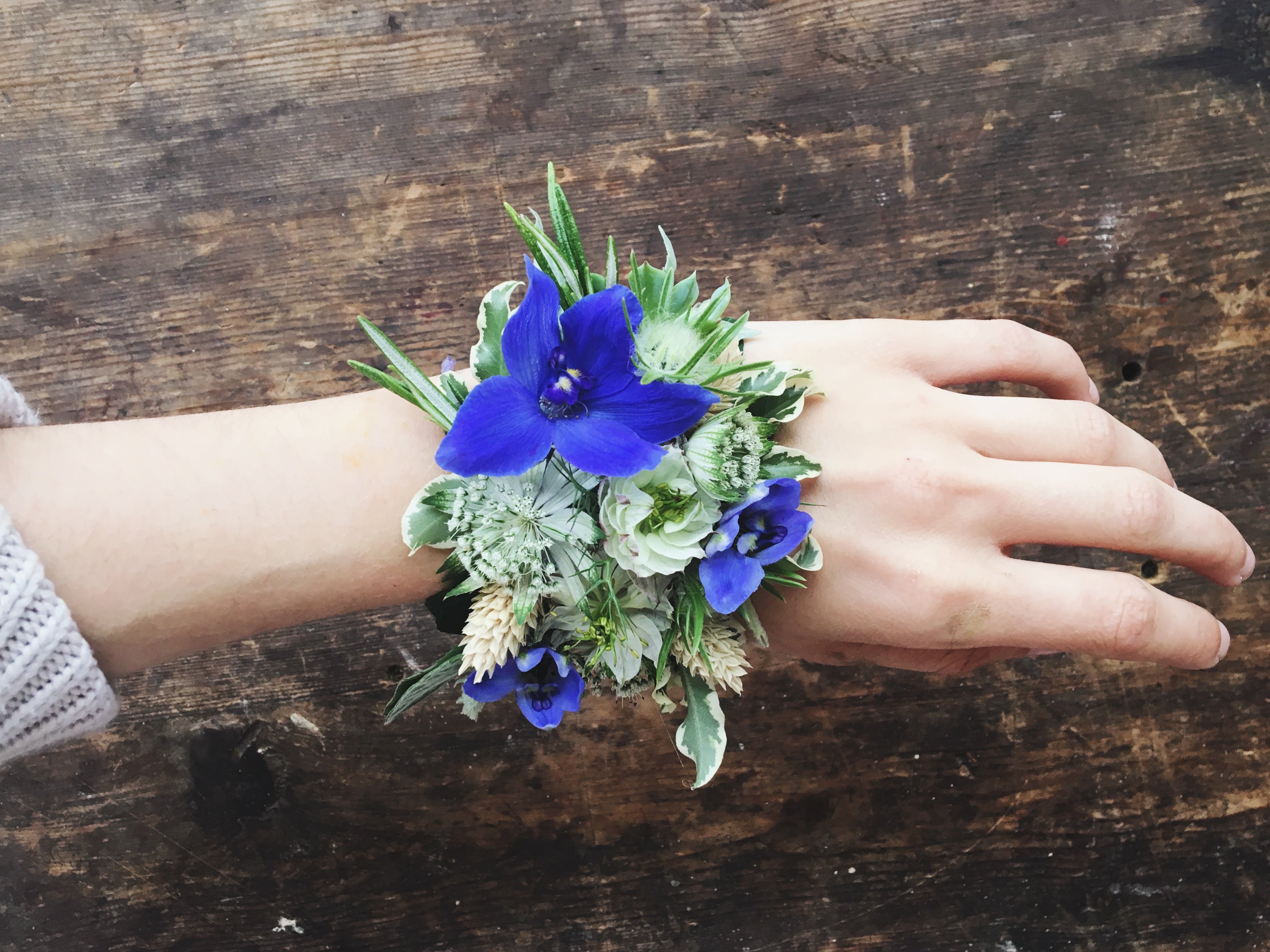 tiger lily wrist corsage Wrist corsage – Tiger Lily